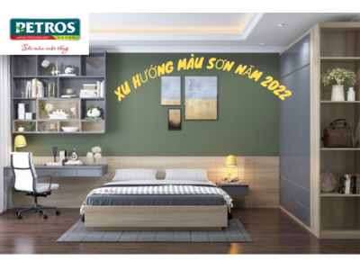 Xu hướng màu sơn nhà năm 2022 - Sơn Petros